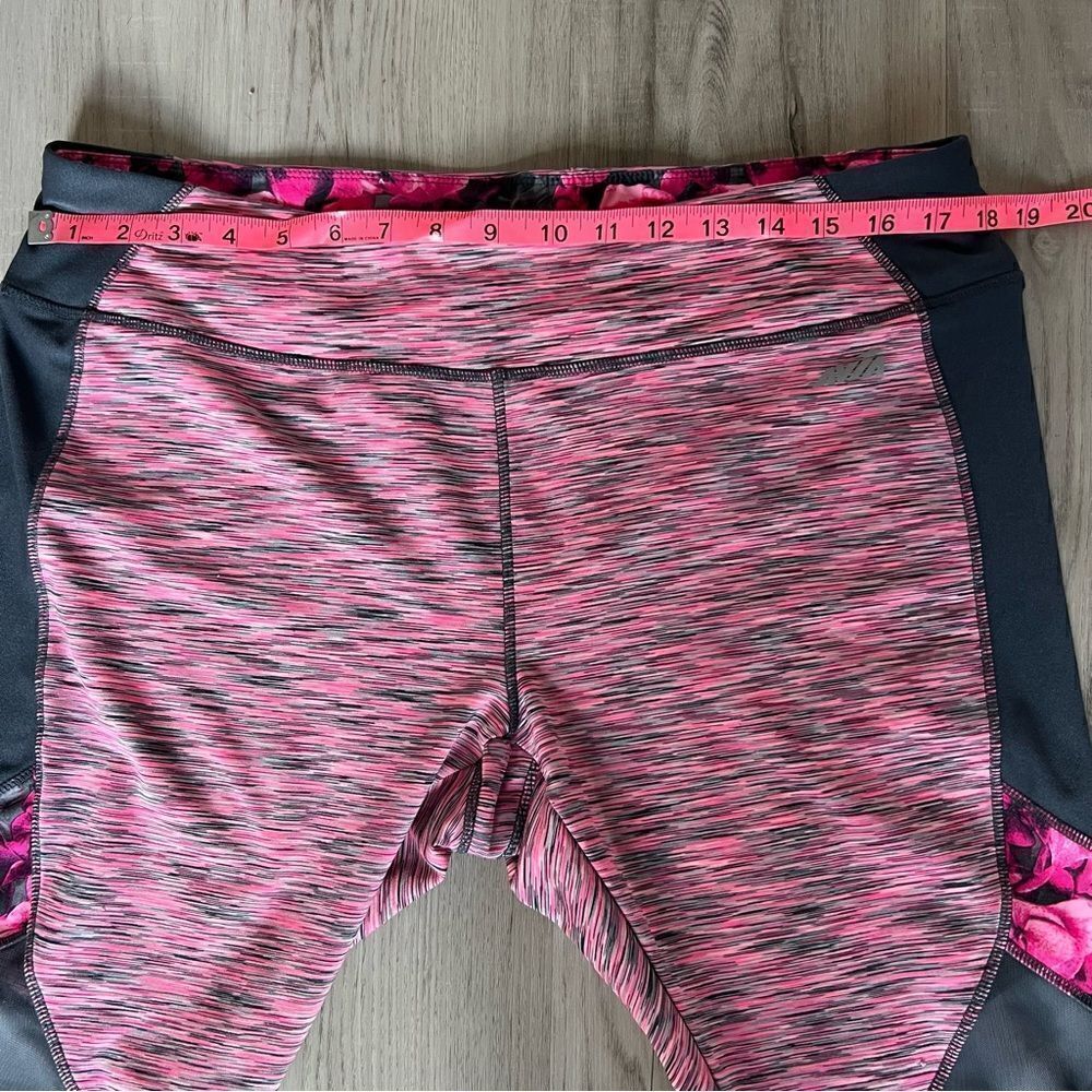 Avia capri leggings size XL hot pink gray - Picture 9 of 16